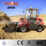 CE Mini Tractor Front End Loader With 0.8 Ton Loading Capacity for Sale