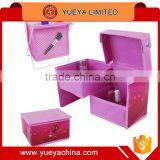 Sweet Pink Mini Storage Box Case Set of 3 thumbnail-1
