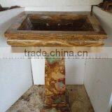 FACTORY PRODUCUNG ONYX PEDESTALS SINKS AND BASINS thumbnail-5
