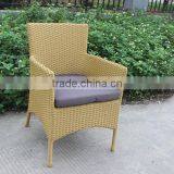 PE Rattan Furniture Dining Set Teakwood Table thumbnail-5