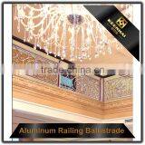 Interior Antique Bronze Decorative Railing Design Aluminum Copper Stair Handrail thumbnail-5