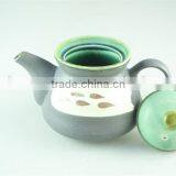 Unique Ceramic Hand Painted Teapot in Stock for Wholesale thumbnail-2