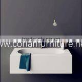 Solid Surface Countertop Rectangular Wash Basin thumbnail-1