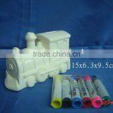 Diy Train Coin Bank-pig Bank-pottery Bank thumbnail-1