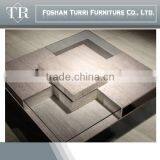 KD-106A Unique Glass Top Marble Coffee Table,Classic Tea Table thumbnail-3