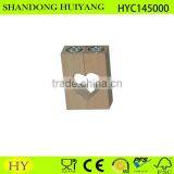 Hot Selling Double Wood Candle Holder, Heart Candle Holder thumbnail-1