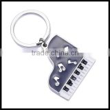 New design factory price piano key chain ring wholesale