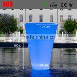 Outdoor Bright Colored Glow Large Plastic Planters GD113 thumbnail-1