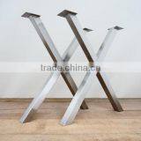 28 Inch Matel Furniture Parts X Shape Steel Table Leg for Wood Table thumbnail-2