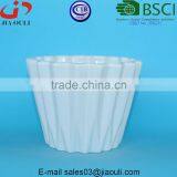 Glazed White Ceramic Origami Plant Pots thumbnail-1