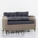 Tropiton Wicker Conversation Bench - Vietnam Poly Rattan thumbnail-2