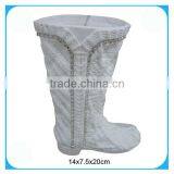 Decorative Shoe Shaped Vases With Diamond thumbnail-1