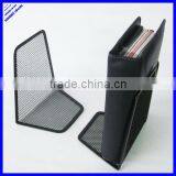 Sturdy Wire Black Metal Mesh Bookend,book Holder Stand thumbnail-1