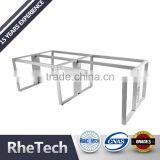 2015 Best Selling Highest Level Good Prices Stainless Steel Frame Coffee Table thumbnail-1