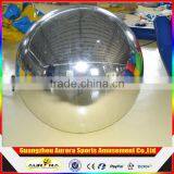 New Finished Inflatable Silver Full Color Large Mirrorr Ball Advertising