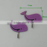 Wholesale Sea Fish Self Adhesive Acrylic Plastic Wall Hook thumbnail-2