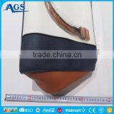 Double Zippers Tote Bag Custom Printed Fashion Bag thumbnail-3