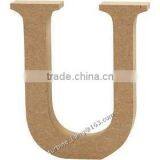 Wooden MDF Letter "U", Alphabet Letter thumbnail-1