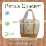 Natural Canvas Printed Boat Bag thumbnail-1