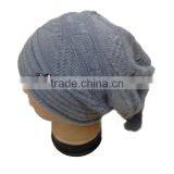 Gray Angola Wool Hat