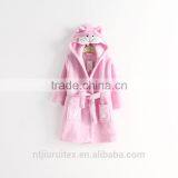 Cartoon Character Hooded Bathrobe ,Baby/Child Hooded Bathrobe, Coral/plush Fleece Bathrobe, thumbnail-1