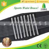 Black Sports Waist Training Belt With Spring thumbnail-3