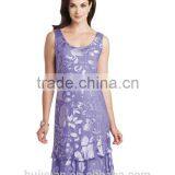 3 Colors Long Sleeve Knee Length Mother Party Dress thumbnail-4