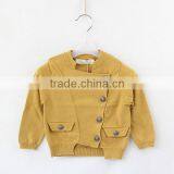Single Breasted Irregular Boys Fashion Cardigan Sweater thumbnail-1