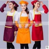 Cute Apron Custom LOGO Print Ads Kitchen Chef Coffee Hotel Men and Women Overalls thumbnail-1