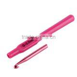 2017 New 6pcs Multicolor Knitting Needles Colorful Plastic Handle Aluminum Crochet Hooks Template Knit Needles Weave DIY Crafts thumbnail-4