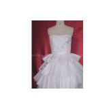 JA010 Bridesmaid Dress / / white bridesmaid dress //
