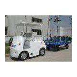 Single Seat 3 KW Utility Electric Vehicles , Electric Powered Tow Tractor With Roof