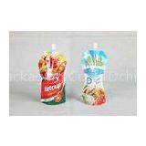 Resealable Stand Up Pouches ZiplockPackaging for Drinks , Water