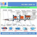 clay sand processing production line