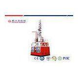 Professional SC200 1.3m Cage Hoist , Durable Construction Man Hoist 150-200m