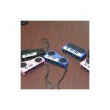 (Novel Design)Piano Stereo Mini Speaker for MP3/4/5 With FM and SD MMC Card Slot+ Remote Control(2W) thumbnail-1