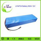 Solar energy storage 12v 60ah LiFePO4 battery