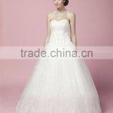 Sweetheart Mermaid Lace Mermaid Color Off-the-shoulder Wedding Dress Bridal for Bride V-neck Bridal Dress 2017 AS280 thumbnail-5