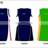 Blank Cheap Team Custom Netball Jersey With Logo Design thumbnail-4