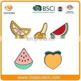 Custom Black Nickel Plating Hard Enamel Fruit Shape Lapel Pin thumbnail-1
