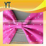 Pink Fabric polka dot Hair Bow