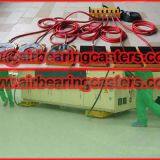 Air casters also named air bearings