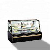 Glass Door Show Cooling Commercial Metal Cake Display Chillers