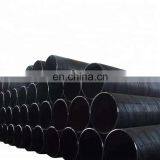 Round Mild Spiral Welded Steel Pipe For Construction