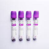 EDTA vacutainer tube with purple cap, CE and ISO13485