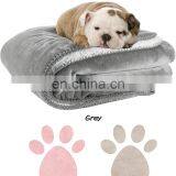 TEX-CEL ODM Polyester Reversible Weighted Light Grey Dog Waterproof Pet Blanket thumbnail-5