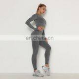 2020 High Quality Women Seamless Breathable Fitness Yoga Sets Ladies GYM Wear Yoga Set