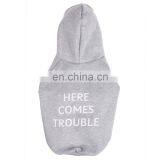 Wholesale Custom Cotton Blank Pet Dog Cotton Hoodie Hoody Clothes thumbnail-2
