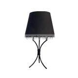 Simple Nordic Custom Logo Cheap Home Decor Living Room Iron Base Office Black Table Lamps in Bulk thumbnail-1