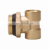 Male Tee Brass Pipe Fittings for Radiant Heating System thumbnail-3